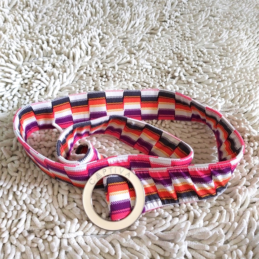 Captiva multi-coloured stretch belt